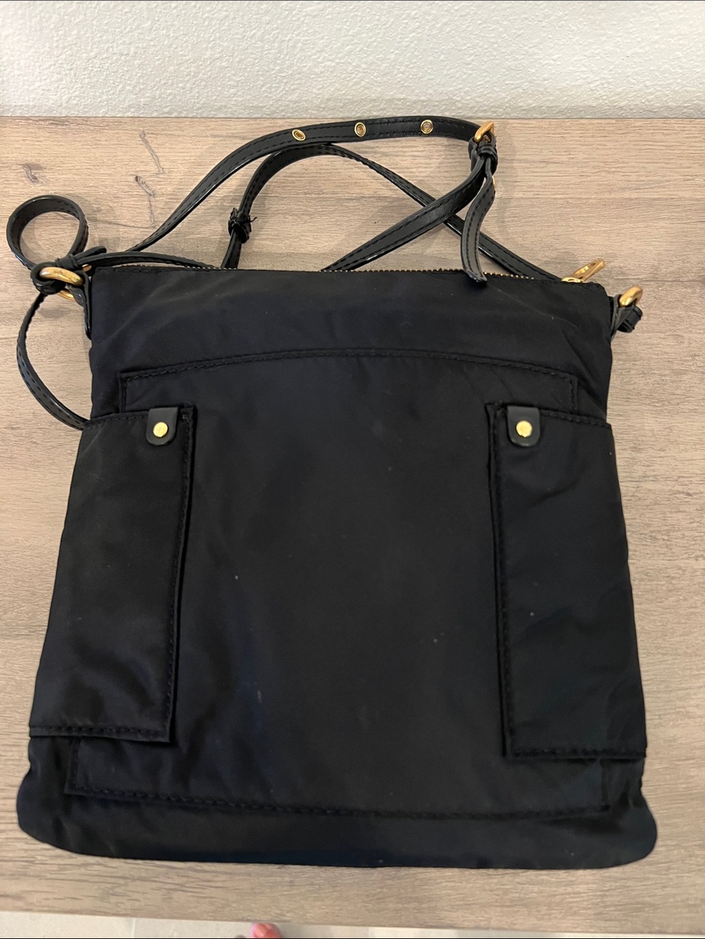 Marc by Marc Jacobs Black Nylon Crossbody with Gold Hardware - Picture 5 of 8